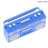 1Pcs ABS Mini Nostalgic Radio Recorder Model Dollhouse Mini Ornaments Toy Decorations