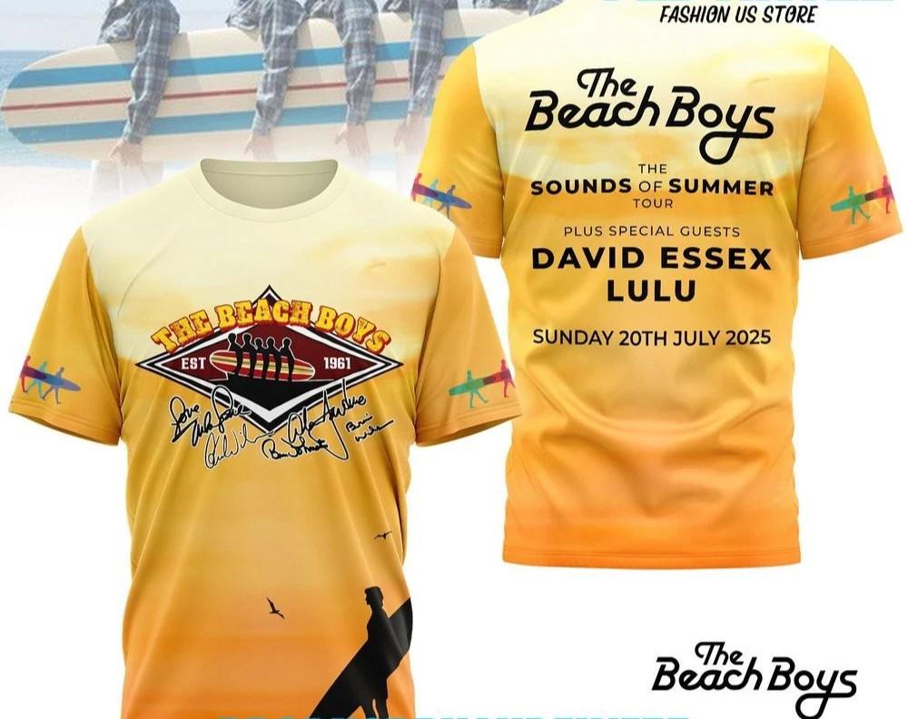 

The Beach Boys The Sounds Of Summer Tour 2025 AOP TShirt KES89 Unisex T-Shirt S