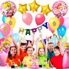 Prinzessin-Peach-Ballon-Party-Dekoration, 123-teilig, Prinzessin-Peach-Geburtstagsdekorationen, Ballons – Prinzessin-Peach-Mottoparty, Geburtstagsparty-Dekorationen, Gastgeschenke