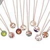 Cute Animal Dargon Cat Rabbit Panda Koi Chain Long Necklace For Women Girls Enamel Colorful Delicate Gold Color Pendant Zircon