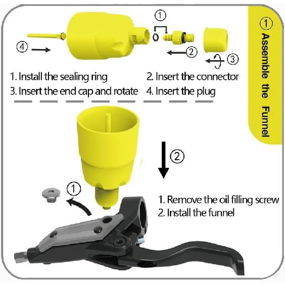 Bicycle Brake Fluid Mineral Oil System Fluid Cycling Mountain Bikes for Bike Accessorie Oil Injector Hydraulic Disc Brake Oil