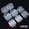 10/20/50/100PCS Jewelry Storage Box Portable Mini Plastic Storage Box Container Earring Ring Earplugs Packaging Storage Case