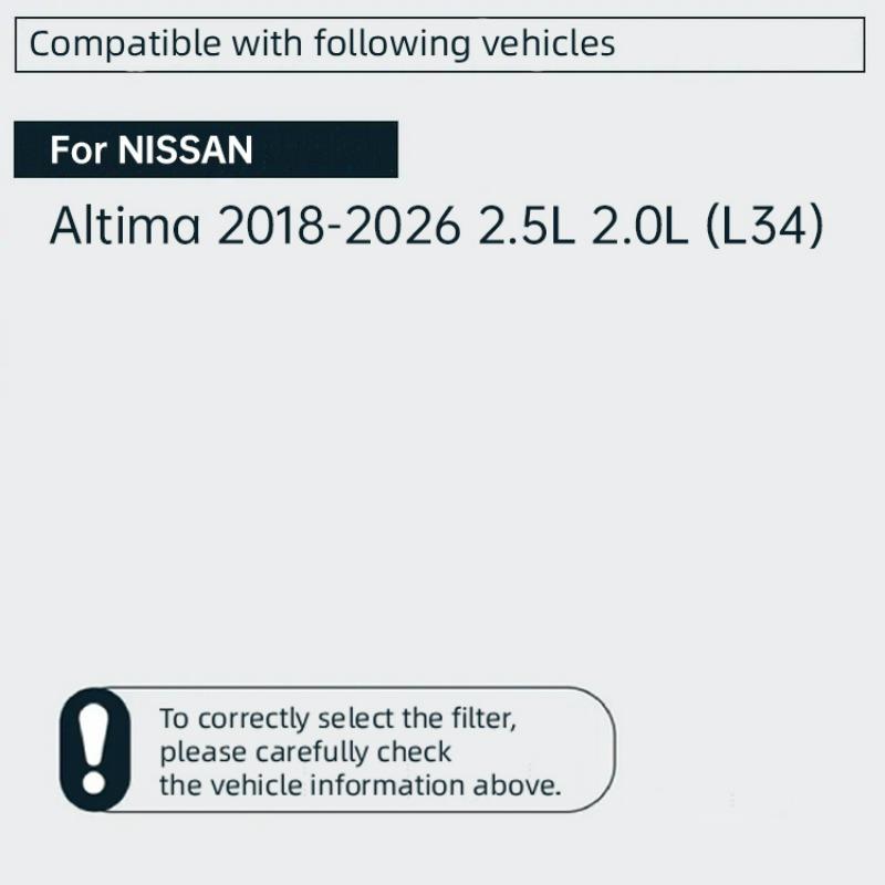 For Nissan Altima 2019 2020 2021 2022 2023 2024 2.5L QR25DE THREEON AUTO Air Filter TOA2080 16546-6CA0A 165466CA0A 16546-6CA0B