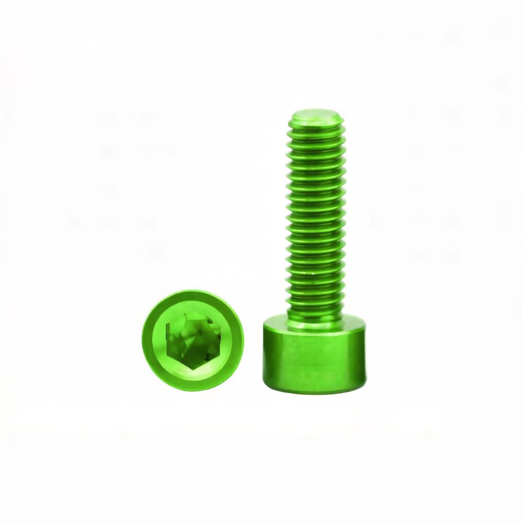 5pcs M3 M4 M5 M6 Colourful Aluminum Hex Socket Cap Head Machine Screw Bolts Aluminum Allen Scerw Length:16/18/20/25/30/40mm