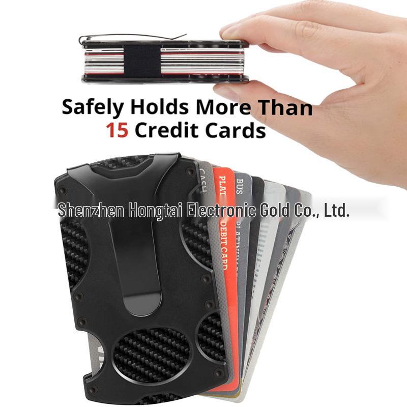 Metal Wallet & RFID-Proof Card Holder with Anti-Scan Technology