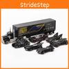 Premium Kvalitet 7 stk/parti The Dark Knight Batman Bil Leker Modell Med Legering Støpt PVC