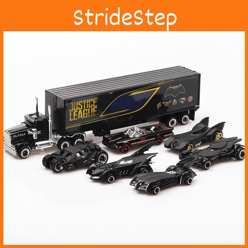 Prémiová kvalita 7 ks/šarže The Dark Knight Batman Autíčka Modelová Slitina Diecast PVC