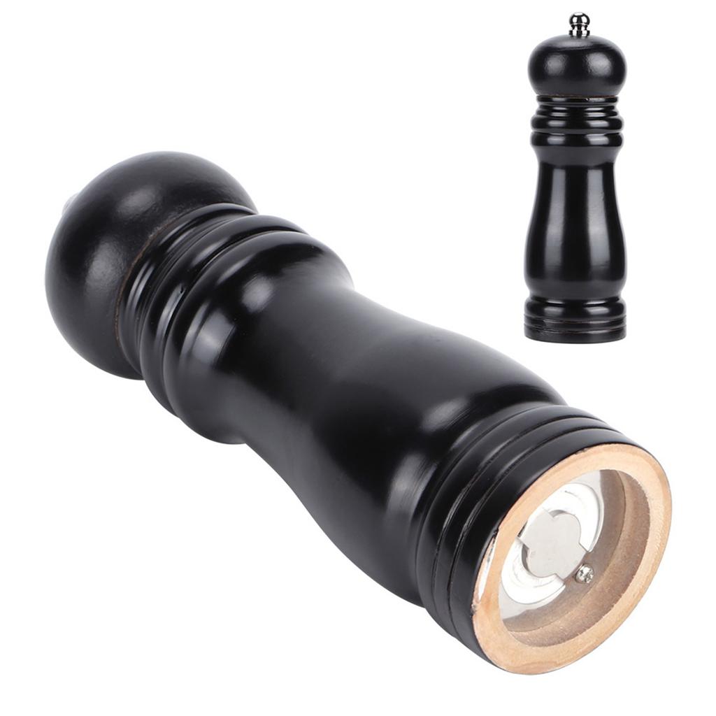 6in Adjustable Manual Pepper Grinder Spice Salt Seasoning Grinding Tool Mill Machine Kitchen