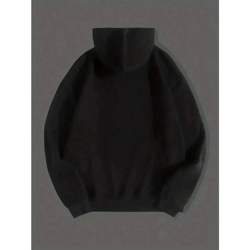 Men’s Hoodie with Funny Quote Letter Print Oversized Pullover Sweatshirt Casual Streetwear Long Sleeve Hoodie Graphic Fashion