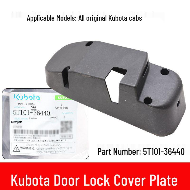Capac mâner de blocare ușă cabină compatibil pentru piese de recoltatoare Kubota 988, 1008, CX100, EX108 și 118