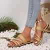 Women Slippers Summer Casual Beach Ladies Shoes Retro Non Slip Outside Wear Sandals Large Size Soft Slippers Flats Slides Women