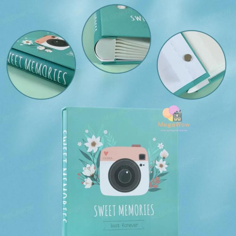 New 200 Pockets Photo Album Large Capacity Baby Growth Album Family Photo Album Memory Wedding Travelling