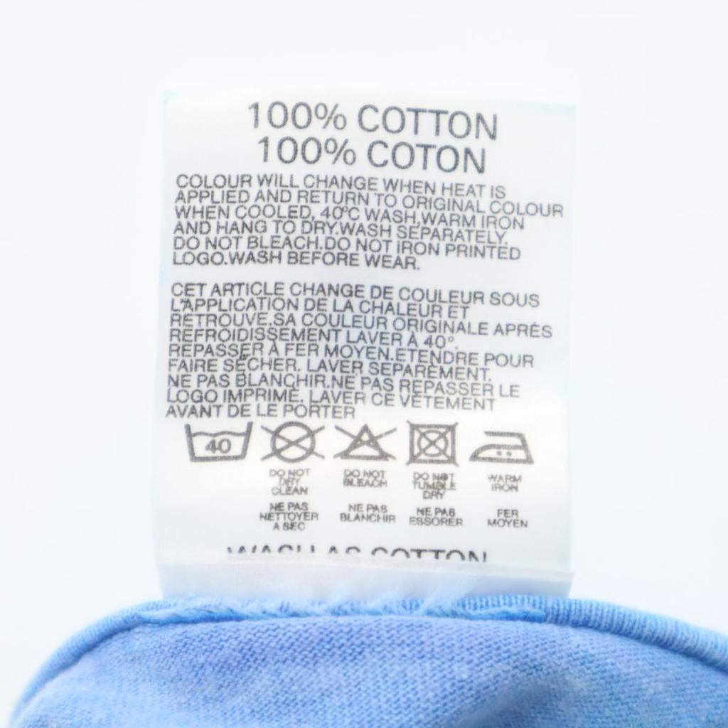 ARNOLD 90s Old Back Print Short Sleeve T-shirt XL Light Blue Men's Used