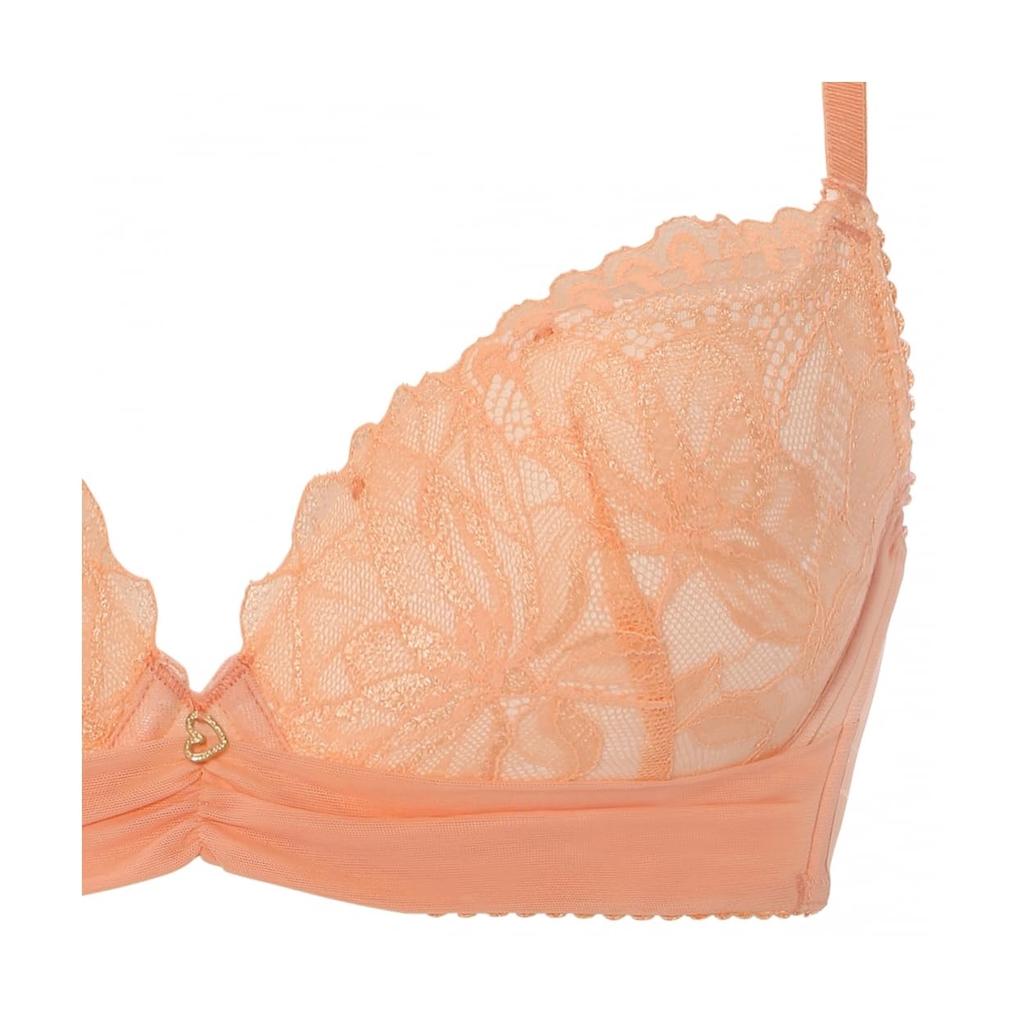 AMOSTYLE BY Triumph Curvy Slim Blooming M002 Size C65 Bra, Flower, (Orange),