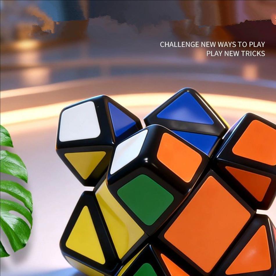 Lanlan 4 Axis Fengyan Skew Magic Cube Lanlan Magic Eye Speed Puzzle Christmas Gift Ideas Kids Cubo Magico Toys For Children