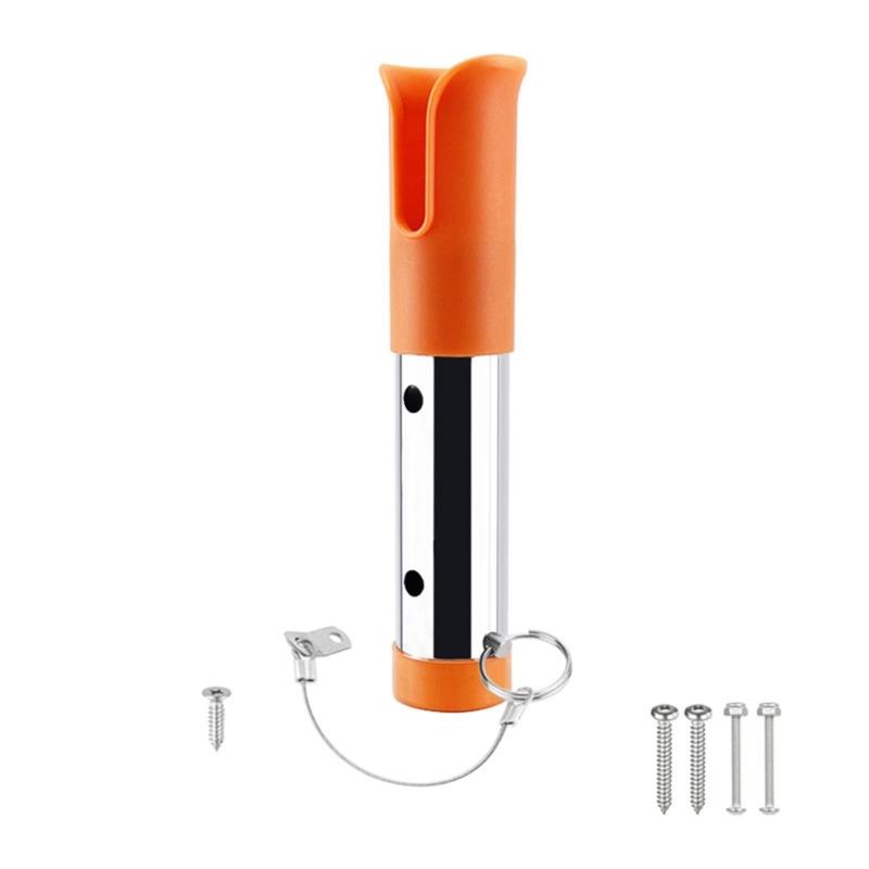 Kayak Fishing Rod Holder Universal Fishing Poles Rack Holder Mounted on Boats Single Hole Fishing Boats Rod Holder