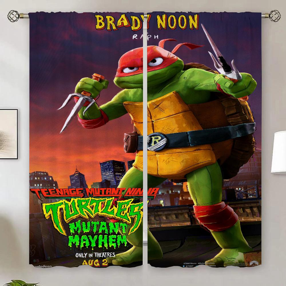 

Шторы для ванной комнаты для гостиной 2 элегантных предмета Ninja T-Turtles дешевые шторы с бесплатной доставкой затемняющие затемняющие шторы 100% W50xH70cmx2pcs-CL