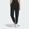 Adidas Solid Color Logo Jogger Training Knit Pants Women Bottoms Black IX6790