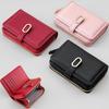Women's Mini Wallet Classic Zipper Metal Design Color