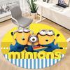 1pc Minions Office Round Area Rug, Bedroom Living Room Home Decor, Room Deco,  Offic A1016181