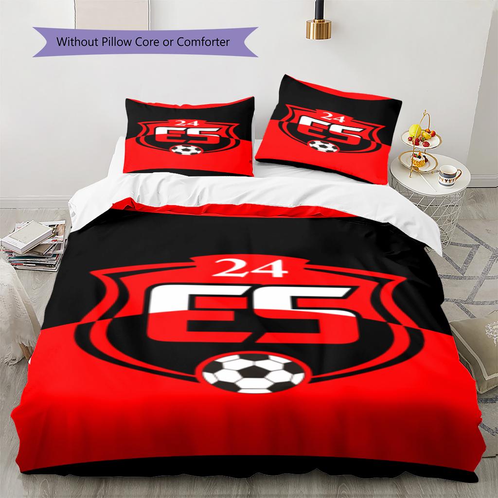 24 Erzincanspor Pattern Bedding Set Quilt Cover Pillowcase Home Decor Gift (1 * duvet cover + 2 * pillowcase, without core)