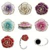 1PCS Rose Design Foldable Bag Hook Metal Plastic Round Table Hook Handbag Hanger