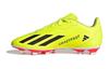 X Crazyfast.4 CLUB FXG Abrasion Resistant Low Top Kids' Soccer Shoes Yellow Black Kids' IF0717