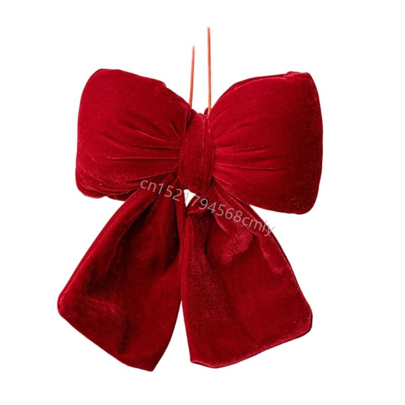 Holiday Velvets Ribbon Hanging Decoration For Restaurants Weddings And Seasonal Displays 6XDE