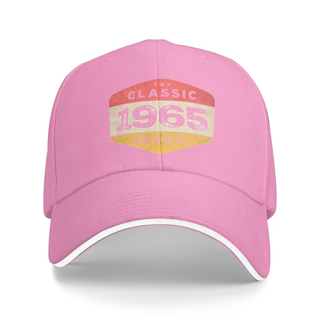 Spring Classic 1965 Original 60th Birthday Gifts Baseball Cap Outdoor Sport y2k Retro Print Sun Hip Hop Hats Male Baseball Caps