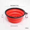 Extra Large Portable Silicone Dog Bowl and Slow Feeder