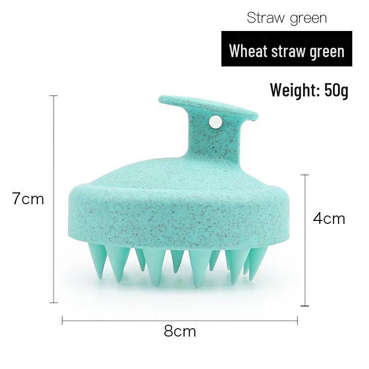 

Биоразлагаемая расческа для массажа кожи головы и шампуня OPP Bag зелёный