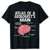 Funny Atlas of a Geologists Brain Tshirts Men Womens Fashion Casual Tshirt 100 Cotton Loose Oversized T Shirt Summer