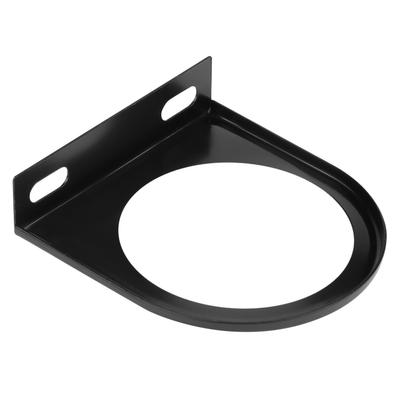 52mm 2 Inch Iron   Single Hole Meter Gauge Mount Pod Holder for Auto Truck Motorcycle Eye   Viewing Black