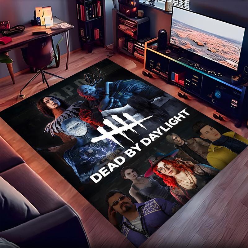 Dead Daylight Polyester Carpet, Soft Indoor Mat for Office Chair, Living Room, Computer Desk - Decorative Home Office Rug Design