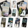 Lovely Ghost Case For Samsung Galaxy A73,72,41,J7,22,Note,31,8,9,52,71,53,32,Soft Black Silicone Cover