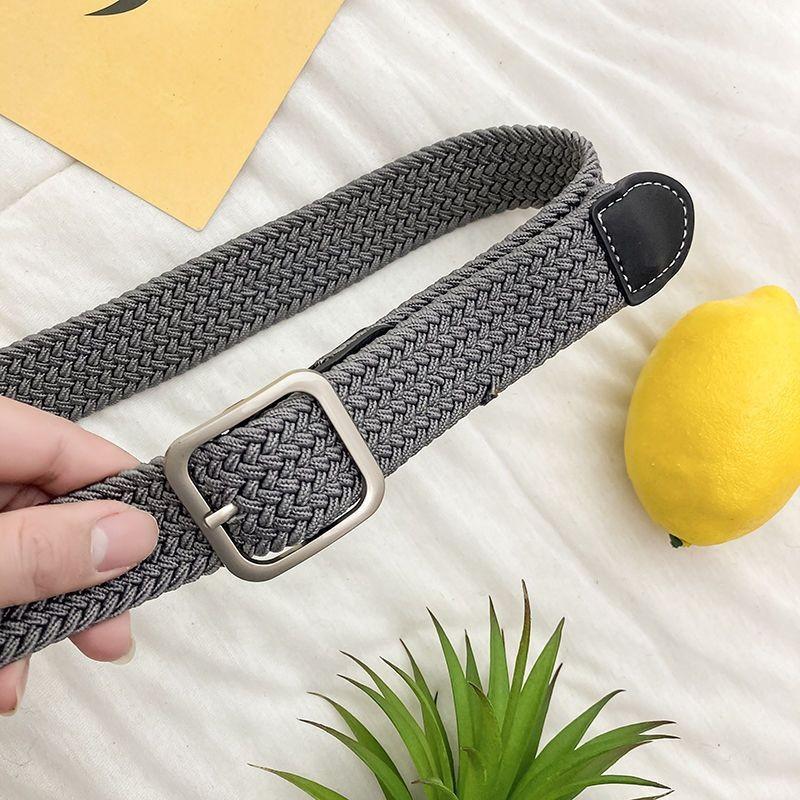 Canvas Elastic Unique Belt Perfect For All Occasions Trendy And Style Adjustable