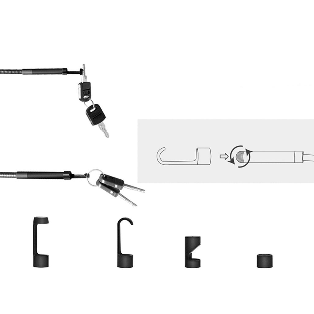 1080P HD Handheld Endoscope with Screen Dual Camera Steering Waterproof 5m Industrial Pipeline Endoscope
