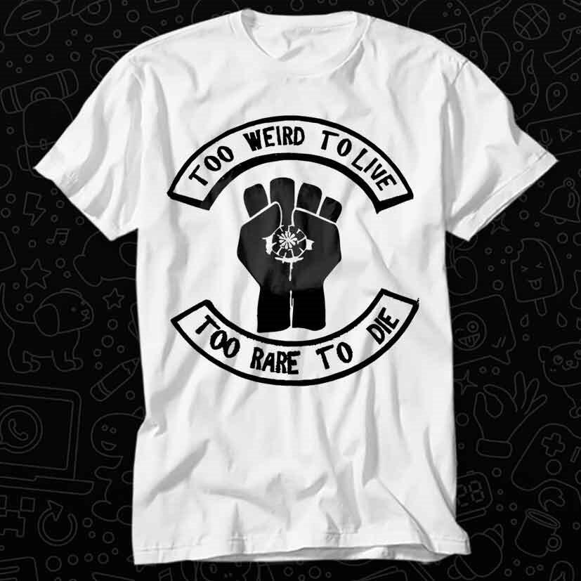 

Hunter Thompson Gonzo Life Too Weird To Live Rare To Die T Shirt 130 L