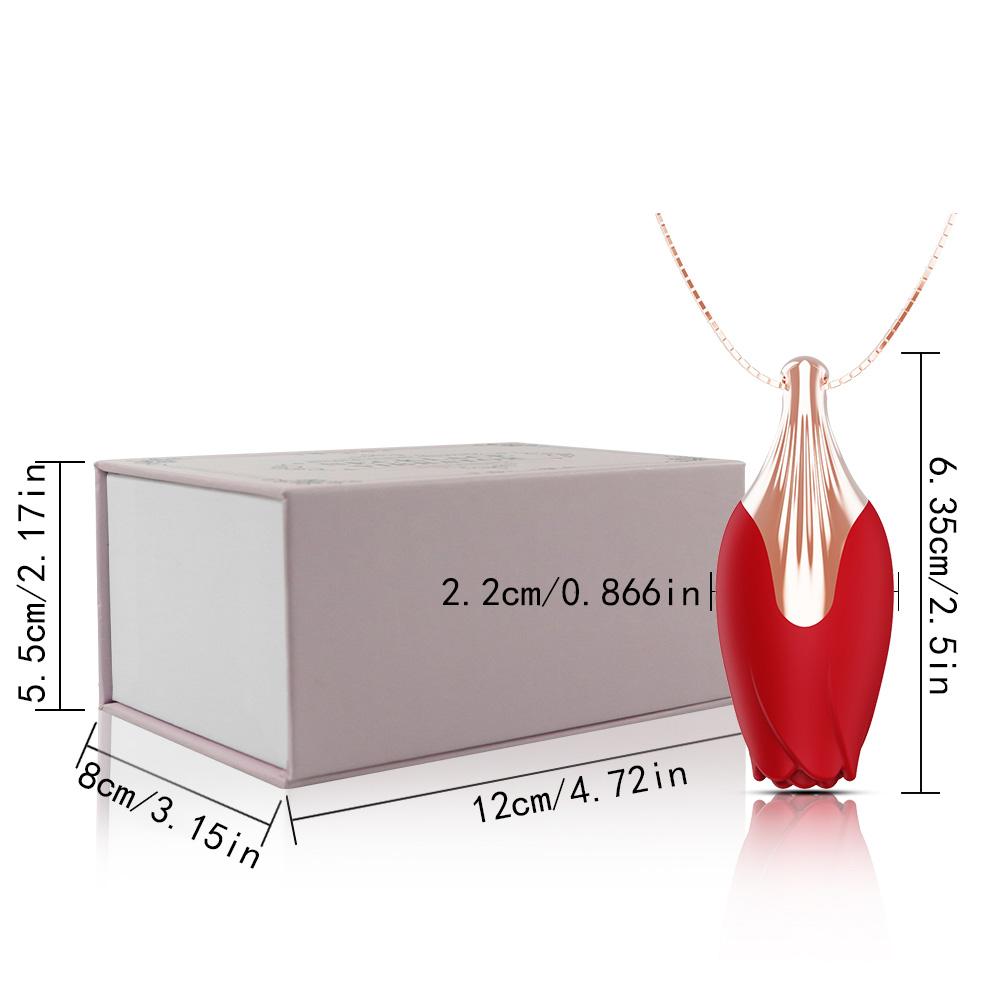 Necklace Ring Mini Silicone Vibrator, Female G-Spot Clitoral Stimulator Vaginal Massager, Masturbator, Adult Sex Toys, Sex Toys