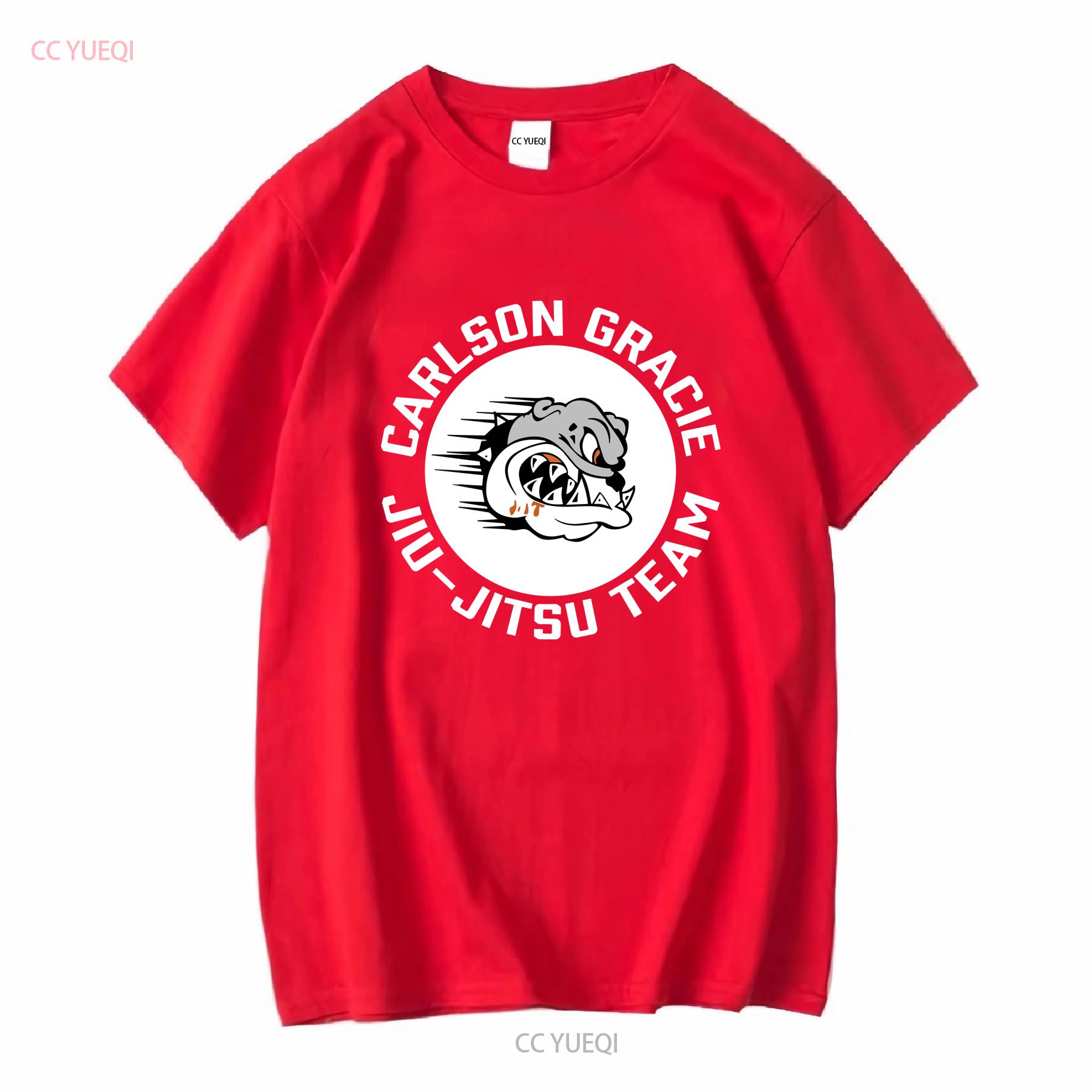 

Новая футболка с логотипом команды Carlson Gracie Jiu Jitsu Смешная Размеры от S до 5XL с длинным или коротким рукавом винтажная Стирка streetwear S