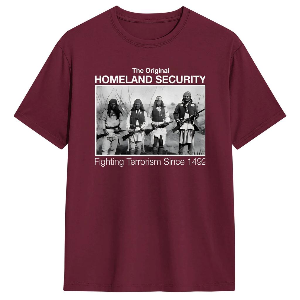 Homeland Security Fighting Terrorism T Shirt Summer Popular TShirts Pure Cotton Round Neck Clothing Short Sleeve Classic Tops