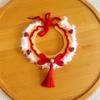 New Year Pet Scarf & Bib: Chinese Knot Wool Accessory for Cats & Dogs