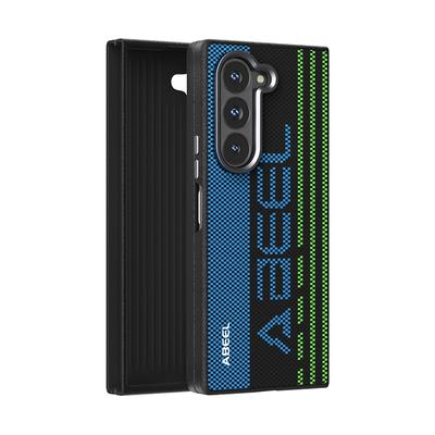 Etui dla Samsunga Galaxy Z Fold 6 5 4 Magsafe Slim Szorstkie Włókno Węglowe Magnetyczne Składane Etui Pokrowiec Stop Soczewka Odcisk Palca