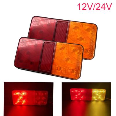 12V 24V gövde LED arka lambası dönüş sinyali göstergesi Stop lambası parlaklık arka stop lambası fren lambası araba kamyon römork için