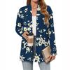 Women's Fashion Casual Long Sleeve Cardigan Thin Loose Cardigan Jacket With Pockets