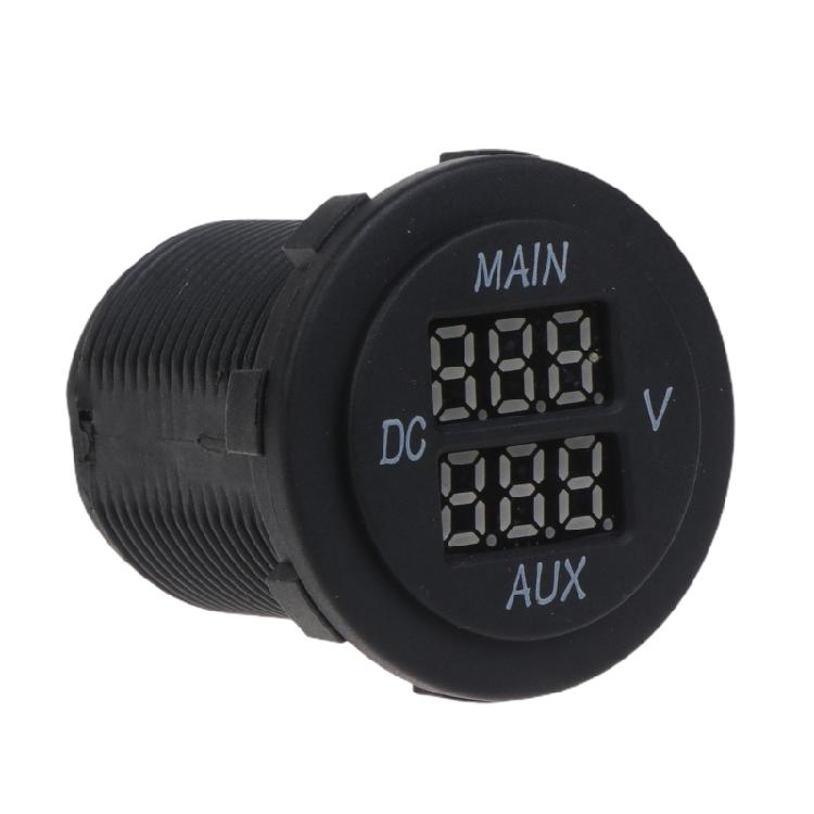 10-60V LED Digital Dual Voltmeter for Car Motocycle Voltage Meter Volt Detector