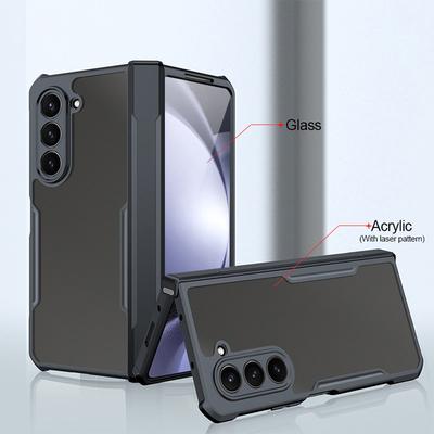 XUNDD pro Samsung Galaxy Z Fold6 5G Pouzdro TPU+Akryl Přesné výřezy Kryt na telefon s fólií na displej/ochrannou lištou