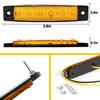 10 Pods LED Rock Lights Underglow Car Truck Bed Lighting Neon Light Decor Yellow