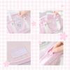 Kawaii Casual Retro Scrapbook Storage Bag for Kids Girl Uniform Heart Windows Stationery Holder Organizer Portable Pencil Case