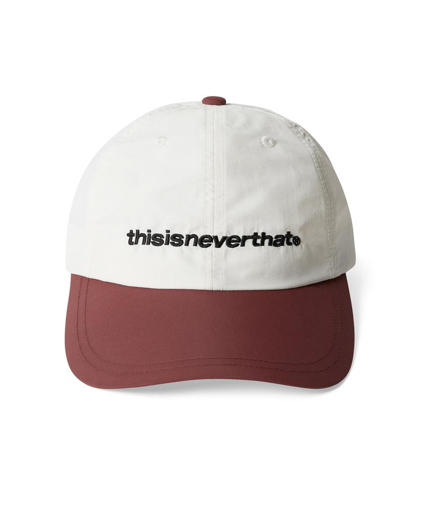 THISISNEVERTHAT Sp-Logo Nylon Cap Ivory/Burgundy